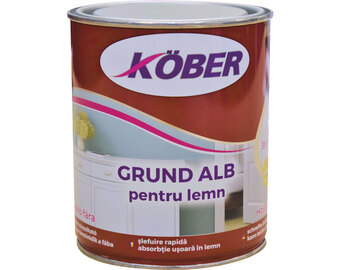 Grund alb pentru lemn - 0.75L